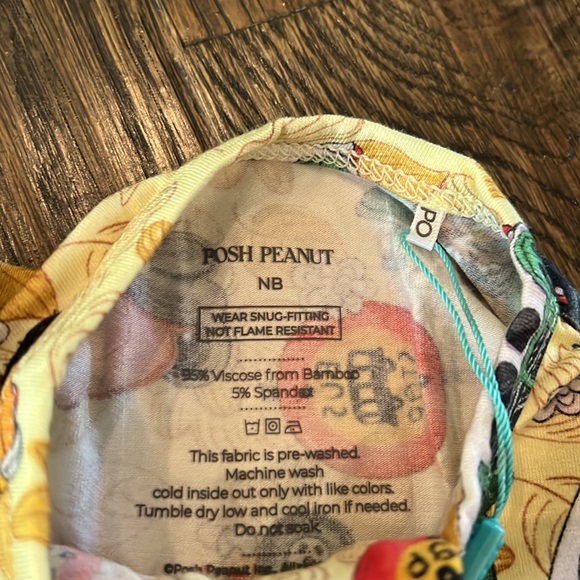 Posh Peanut Rosa Parks Footie Ruffled Zippered One Piece Size Newborn- NWT - Picture 3 of 4